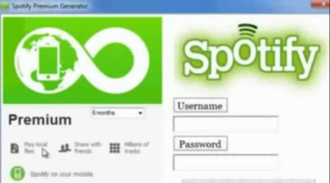 Générateur De Code Spotify [Août 2013]