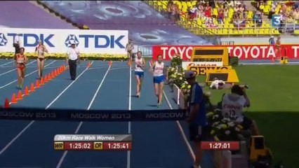 20km marche (F) - ChM 2013 athlétisme