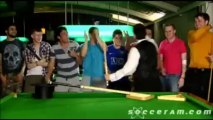 Steve Daking and Nic Barrow Snooker Trick Shots