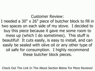 RELIUS SOLUTIONS 11/2" Butcher Block Maple Tops by JOHN BOOS Review