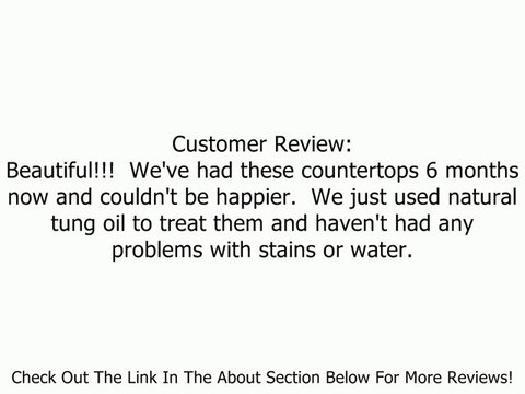 RELIUS SOLUTIONS 11/2 Butcher Block Maple Tops by JOHN BOOS Review