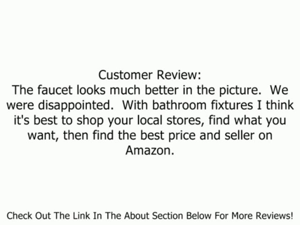 Pegasus 9000 8" Widespread Transitional Collection Luxury Bath Faucet 592-642L Brushed Nickel Review