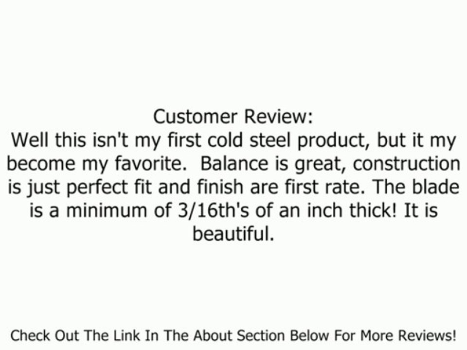 Cold Steel Knives Laredo Bowie - SK-5 High Carbon Review