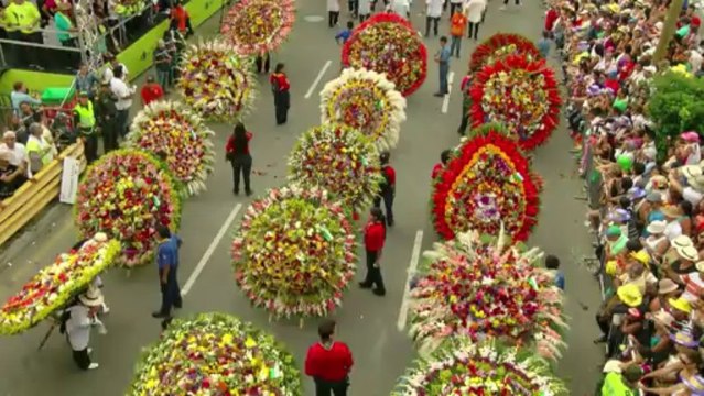 Silleteros brillan en Medellín