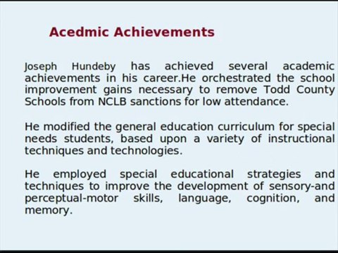 Joe Hundeby Suggests Useful Tips for Teaching Special Education