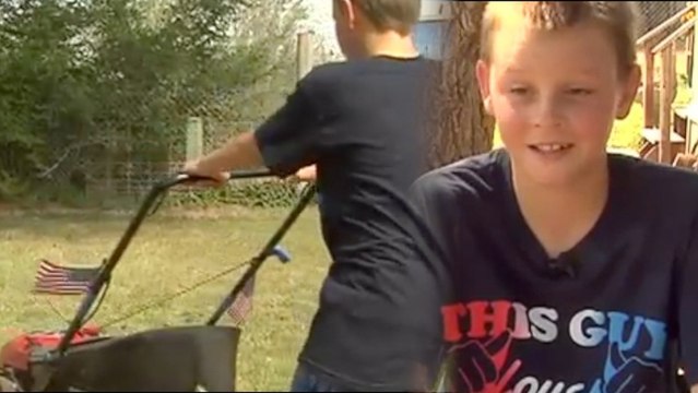 Boy Mows Lawns, Raises $16k for OKStrong
