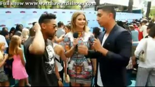 Miguel red carpet interview Teen Choice Awards 2013