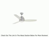 Emerson CF252BS Curva Indoor/Outdoor Ceiling Fan, 52-Inch Blade Span, Brushed Steel Finish Review