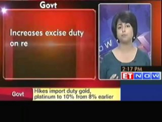 Govt Hikes Import Duty On Gold, Silver And Platinum To 10%