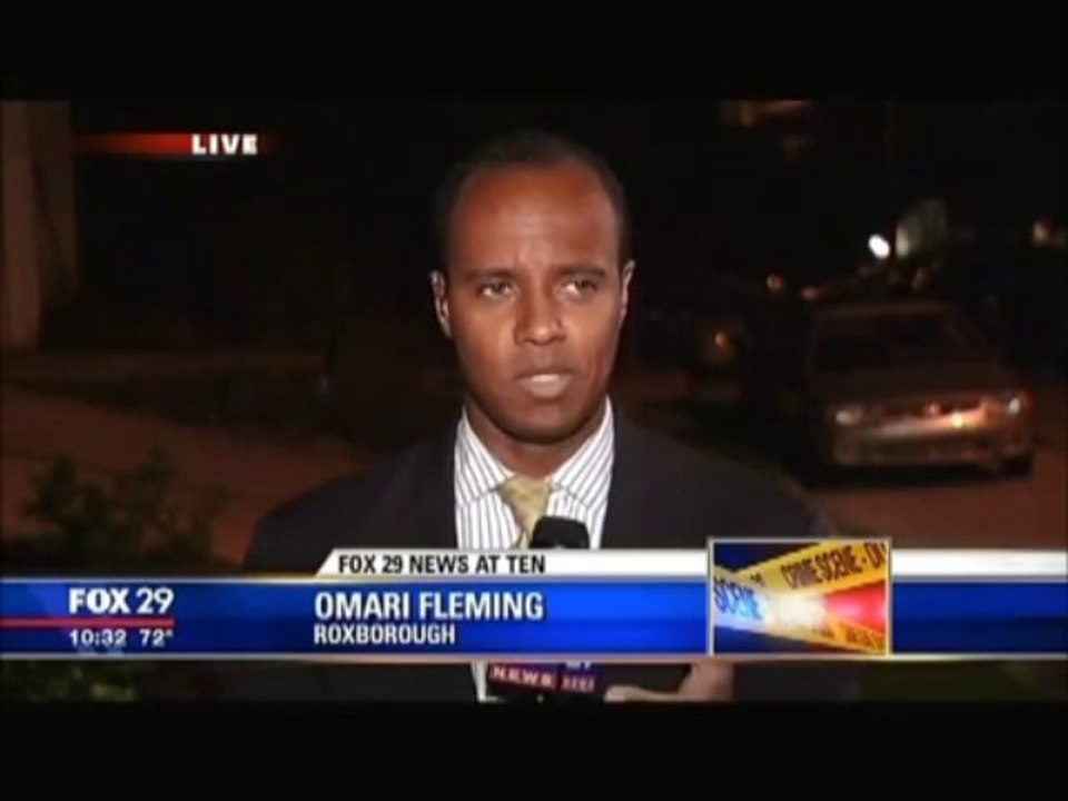 Guy Moons Camera On Live TV During Fox 29 News...