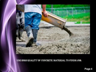 Concrete Contractors