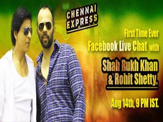 First FACEBOOK Live chat with Shahrukh Khan
