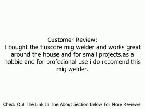 Pro-Series MMIG125 125 Amp Fluxcore Mig Welder Kit, Black Review