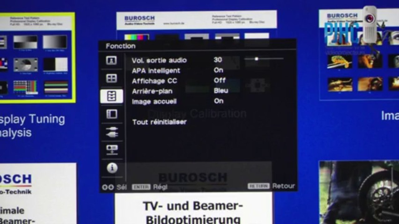 Sony VPL-FHZ55 : Test vidéo PJHC.FR