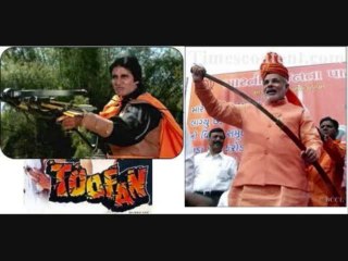 Toofan - Amitabh Bachchan - Narendra Modi