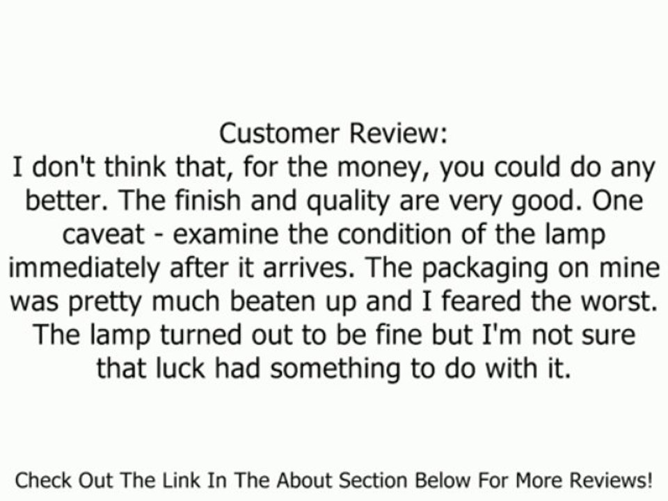 Lighting Enterprises F-6262P Polished Brass Pharmacy with Slope Tent Floor Lamp Review