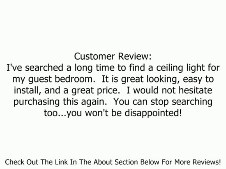 Capital Lighting 3874PN-496 Semi-Flush Mount with Frosted Glass Diffusers Shades, Polished Nickel Finish Review