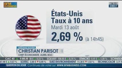 Coup d'oeil sur les USA et le Japon : Christian Parisot, chef économiste chez Aurel BGC, dans Intégrale Bourse - 13/08