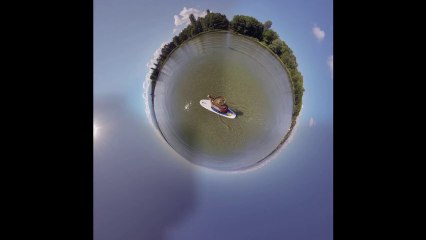 Video 360 degrés Stand up paddle