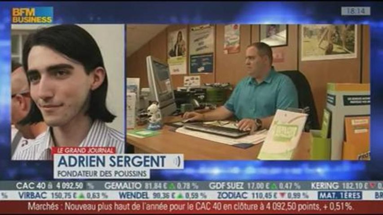 Adrien Sergent, Fondateur des Poussins, dans Le Grand Journal - 13/08 1/6