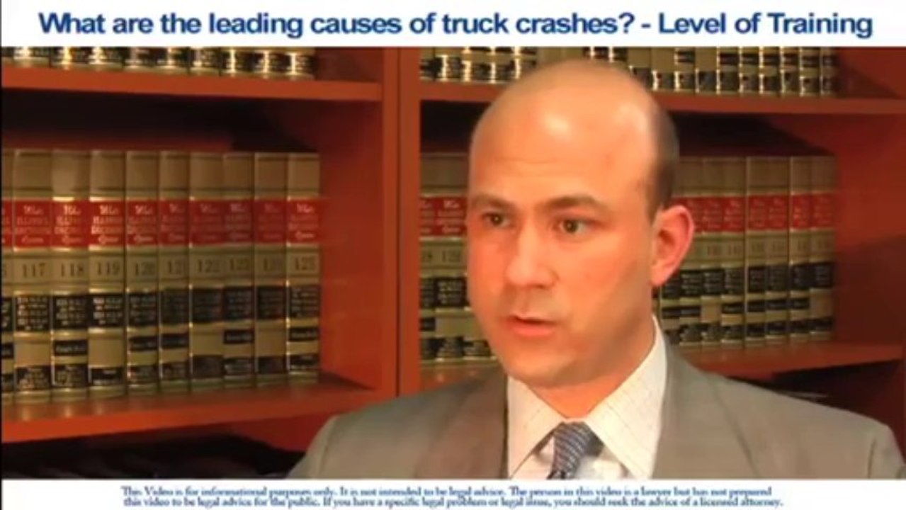 Chicago Personal Injury Lawyer - Lack of Driver Training Contributes to Truck Crashes