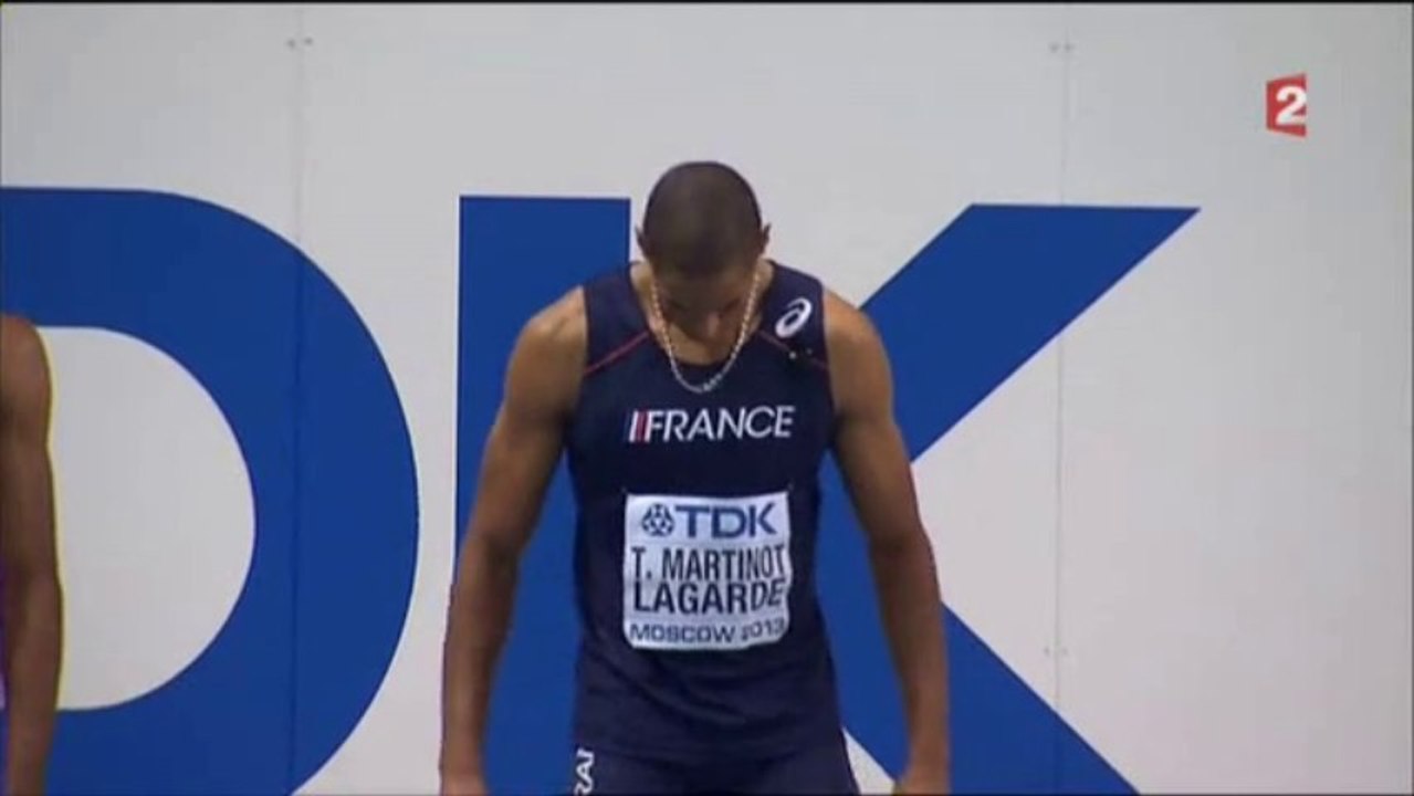 Finale 110m haies - ChM 2013 athlétisme (Thomas Martinot-Lagarde)