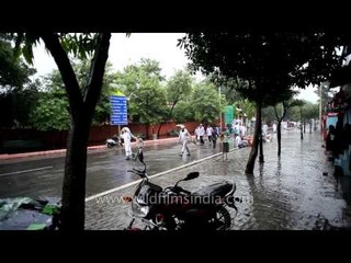 Beggars on the streets of Agra, waiting for Eidi