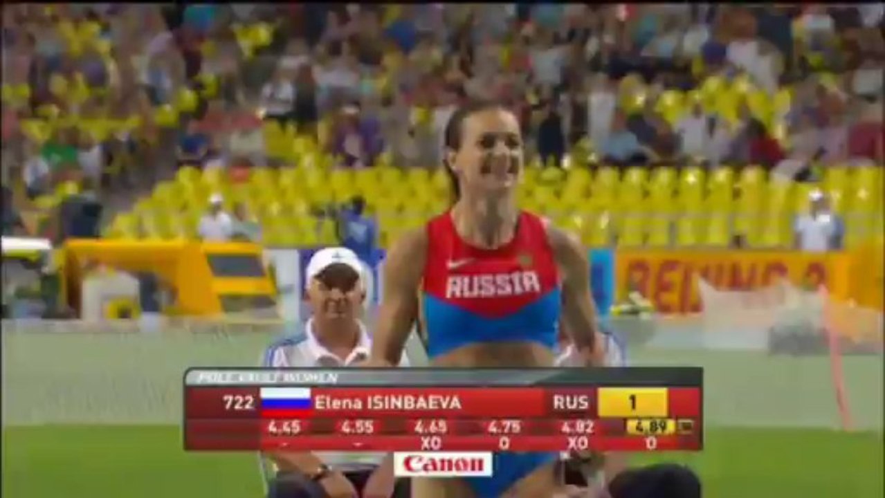 La zarina c'è, terzo oro per la Isinbayeva
