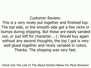 RELIUS SOLUTIONS 13/4" Thick Butcher Block Maple Tops by JOHN BOOS Review