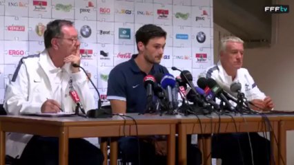 Equipe de France : Lloris à 24h de Belgique-France (Bruxelles août 2013)