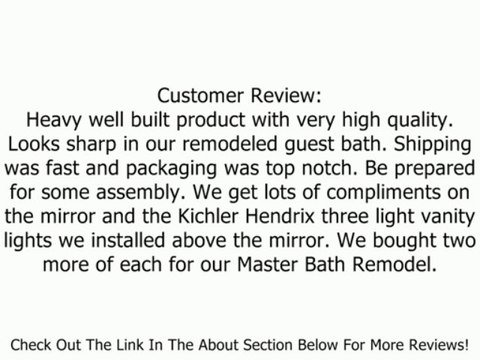 Kichler Lighting 5078CH Hendrik 3-Light Vanity Fixture, Chrome Finish with Satin Etched Cased Opal Glass Review