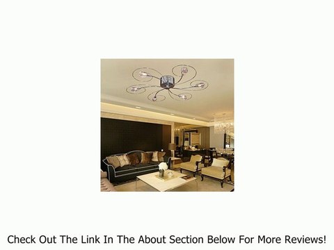Modern Artistic Chandeliers Ceiling Light with 6 Review