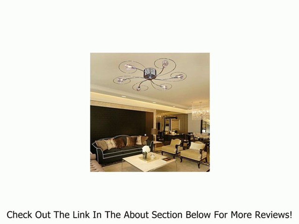 Modern Artistic Chandeliers Ceiling Light with 6 Review