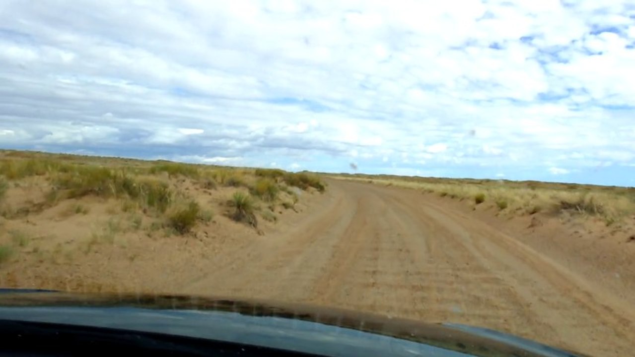 Piste vers Blue canyon