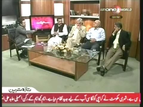 Khawaja Asif And Ijaz Ul Haq Got Personal In Kashif Abbasi Show