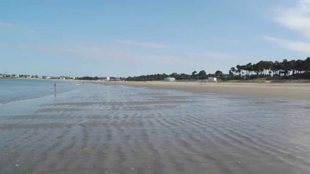 la mer à l'heure des joggeurs et des pêcheurs à pied... quel calme !
