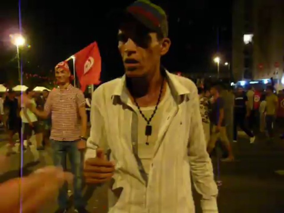 Un Chômeur de Tozeur Mobilisé au Sit-in du Bardo - 13 Août 2013 -