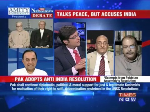 The Newshour Debate: Pakistan adopts anti India resolution - Part 1