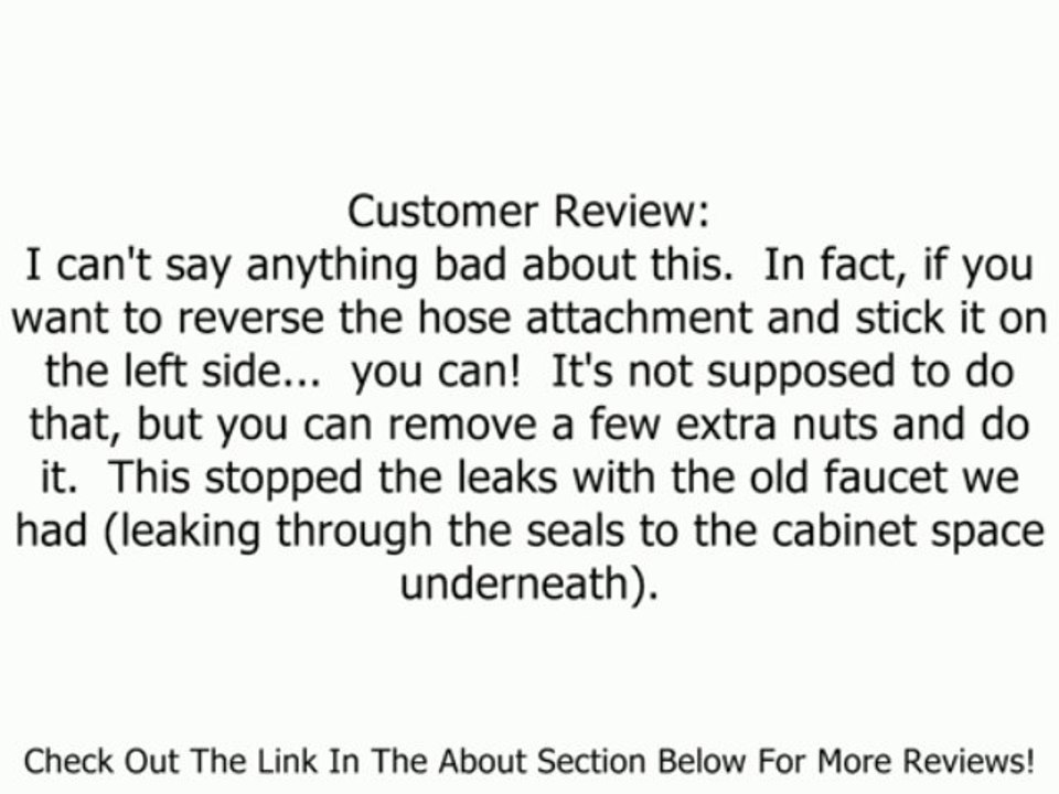 Delta 300-WF-A Chrome Single Handle Kitchen Faucet Review