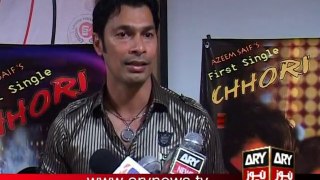 Azeem Saif ARY News Interview about his song Chhori - Chhori Jawan Ho Gai