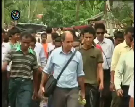 un envoy visiting rohingya muslims jail and places in myanmar - مبعوث الأمم المتحدة يزور السجون وأماكن المسلمين في ميانمار