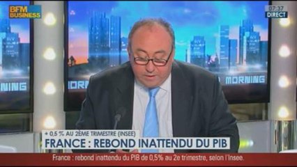 Emmanuel Lechypre : France, une reprise imprévisible du PIB - 14/08