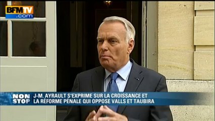 Jean-Marc Ayrault souhaite une "réforme pénale pour une justice efficace" - 14/08