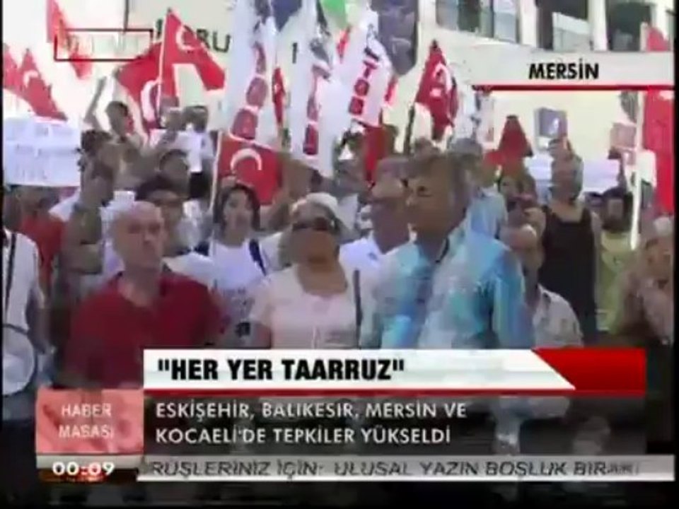 YURDUN DÖRT BİR YANINDAN TEPKİ YAĞDI
