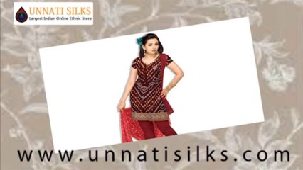 Online Bandhini Salwar Kameez shop, Buy fancy bandhani dress materials