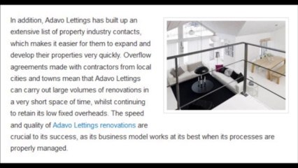 Adavo Letting gives some renovation techniques