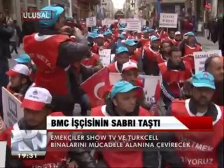 BMC İŞÇİSİNİN SABRI TAŞTI.