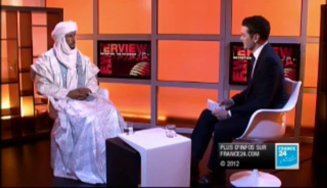 Bilal Ag Acherif, président du Mouvement National pour la Libération de l'Azawad