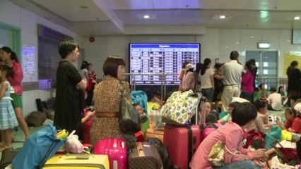 Resgate dramático após passagem de tufão