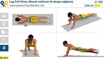 Leg Pull Down (Bacak kaldırma ile denge sağlama)